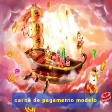 carnê de pagamento modelo